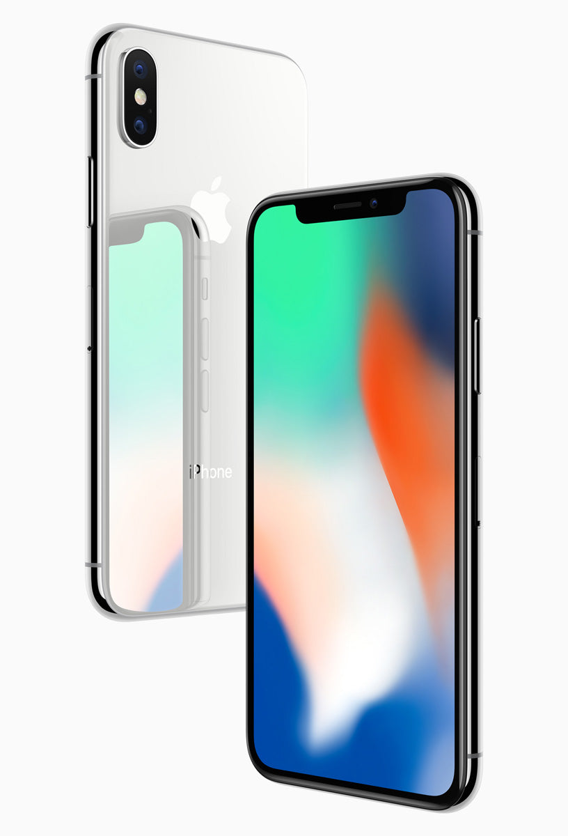 Refurbished Apple iPhone X voor- en achteraanzicht