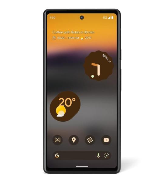 Pixel 6A 15.5 cm (6.1") Dual SIM 5G USB Type-C 6 GB 128 GB 4410 mAh Black Refurbished (Refurbished)