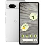 Pixel 7a en oplader – ontgrendelde 5G Android smartphone met groothoeklens en 24 uur looptijd – sneeuw
