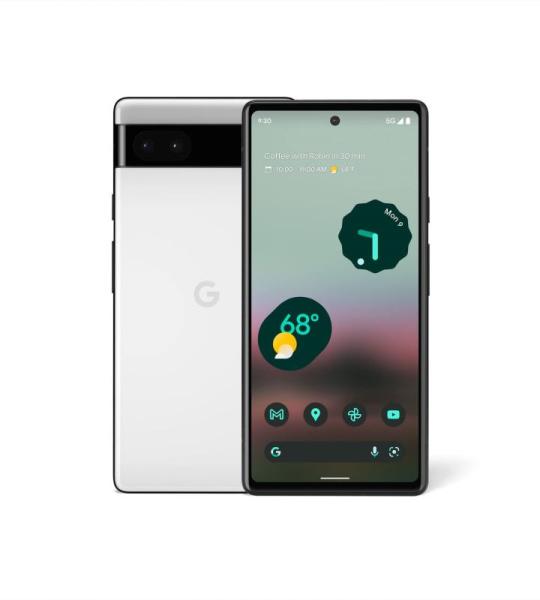 Pixel 6a 128 GB DUAL SIM white unlocked without Branding (Refurbished)
